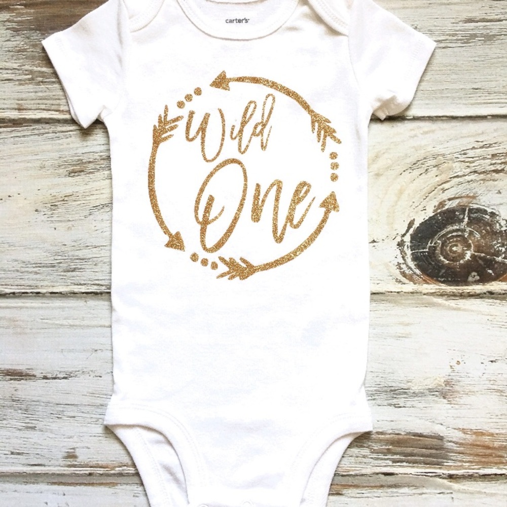 1st Birthday Decor Wild One Parent Shirts & Banner